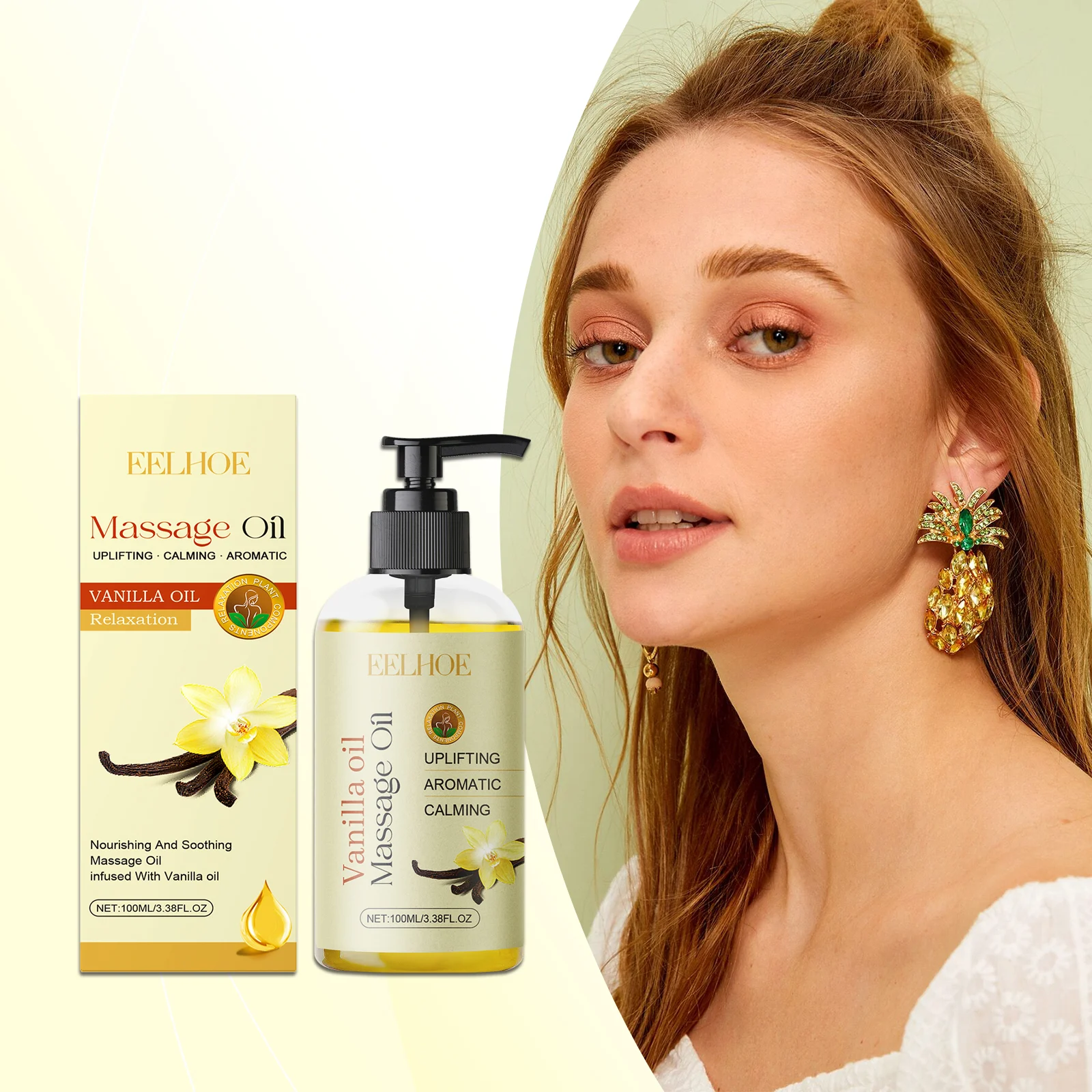 Vanilla Body Oil 100ml Nourishing Hydration & Relaxing Skincare Treatment 2 vanilla body oil 100ml nourishing hydration relaxing cih kkr9nefk desc 2