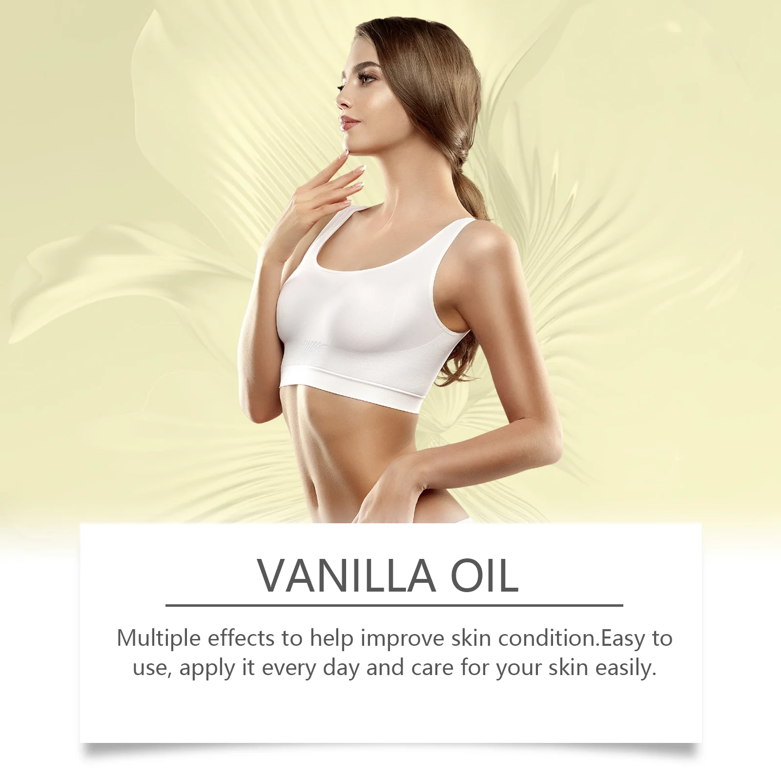 Vanilla Body Oil 100ml Nourishing Hydration & Relaxing Skincare Treatment 8 vanilla body oil 100ml nourishing hydration relaxing cih kkr9nefk desc 8