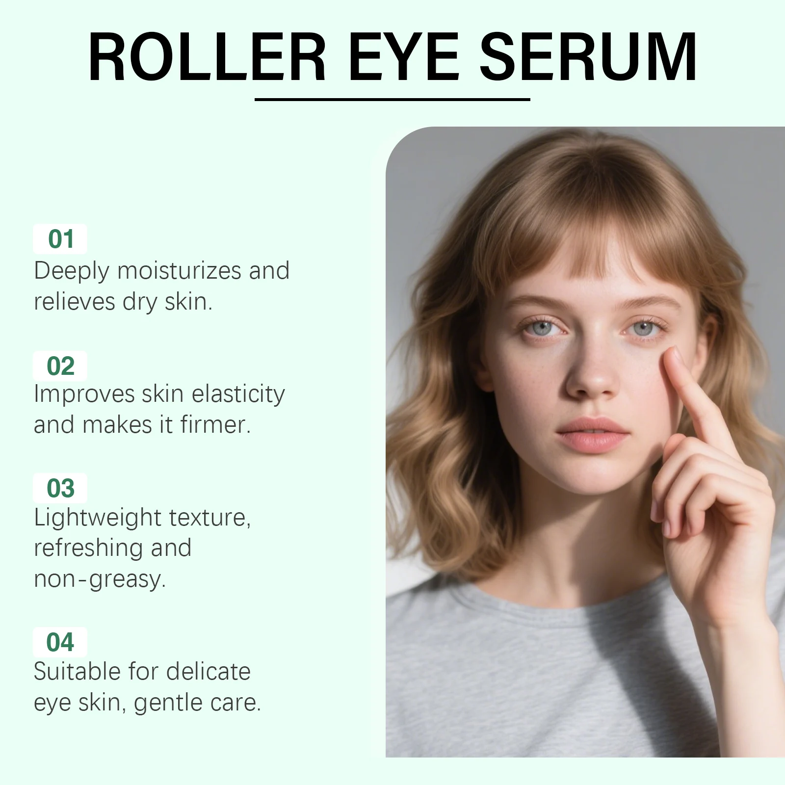 360 Roller Eye Serum with Caffeine Hydrating Eye Cream 15ml for Fine Lines & Dark Circles 10 viareline 360 roller eye serum caffeine hydrating eye cream 15ml der a57jtwm3 desc 10