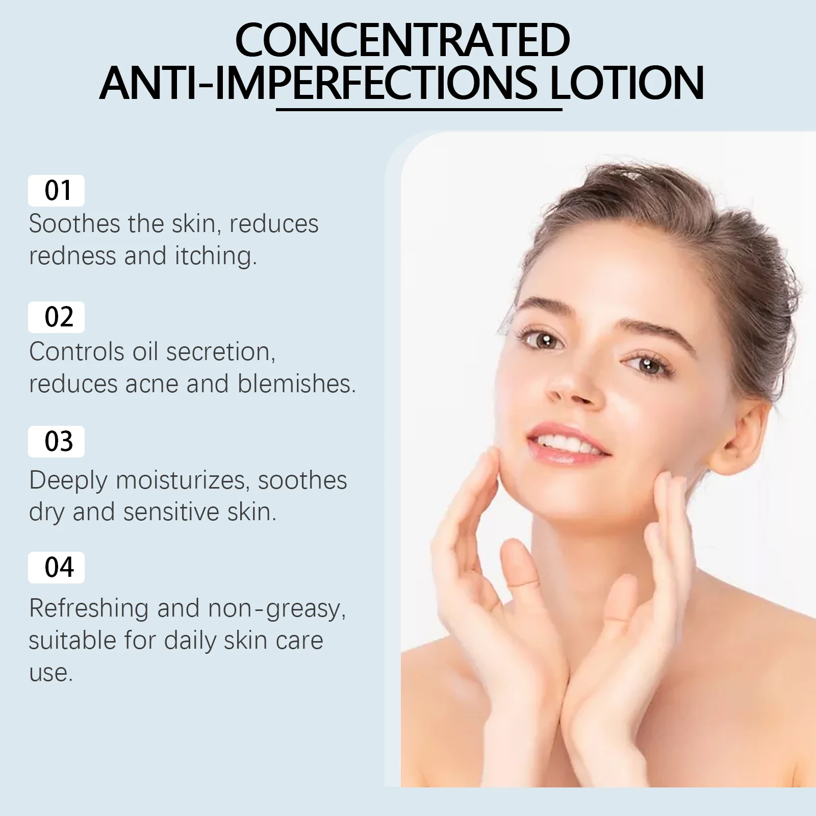Acne Control Soothing Repair Lotion for Oily Skin, Reduces Blemishes & Blackheads, 30ml 5 viareline acne control soothing repair lotion 30ml cih kq7ja6ct desc 5