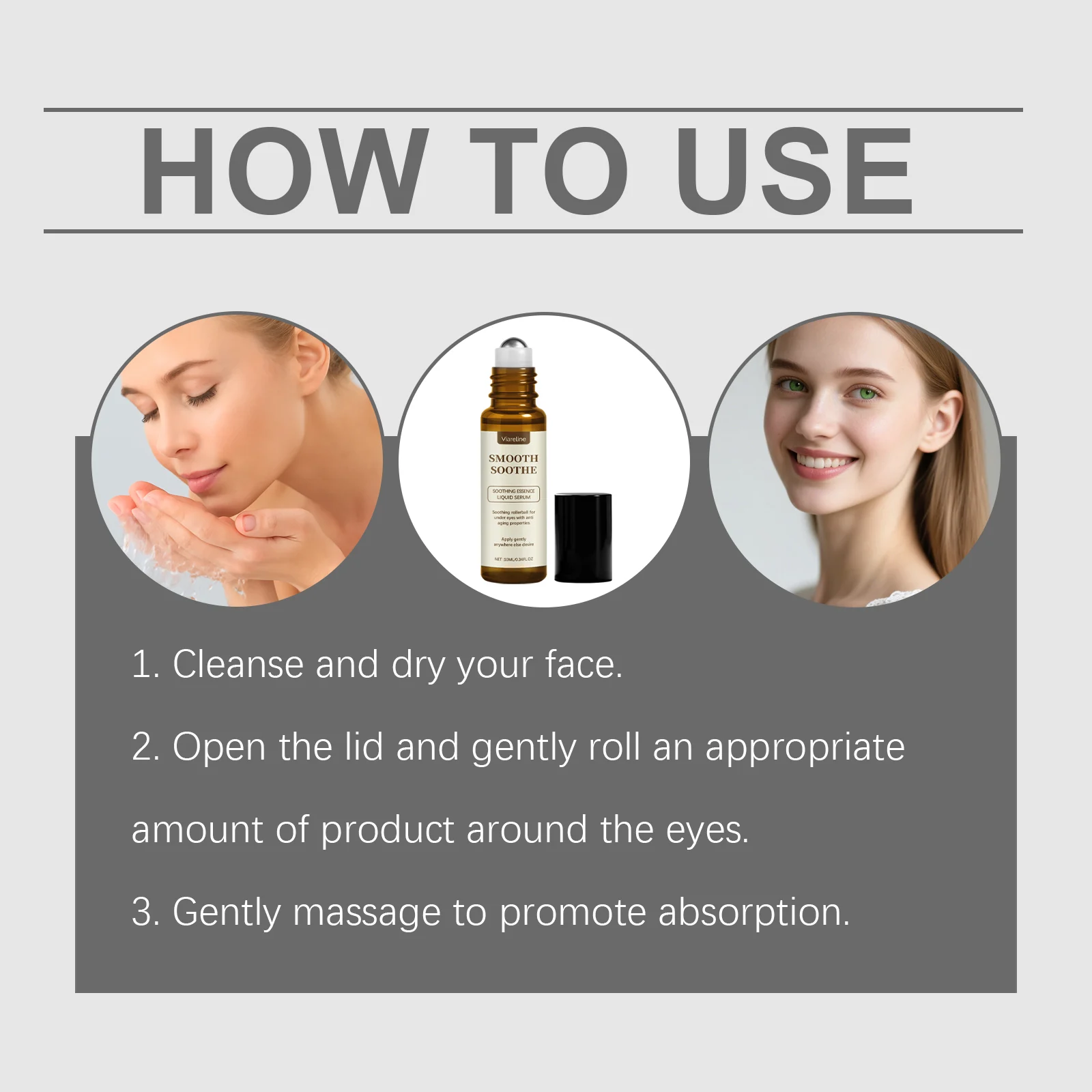 Viareline Eye Serum 10ml with Rollerball for Hydration & Anti-Aging 4 viareline eye serum rollerball 10ml der p4vydkn4 desc 4