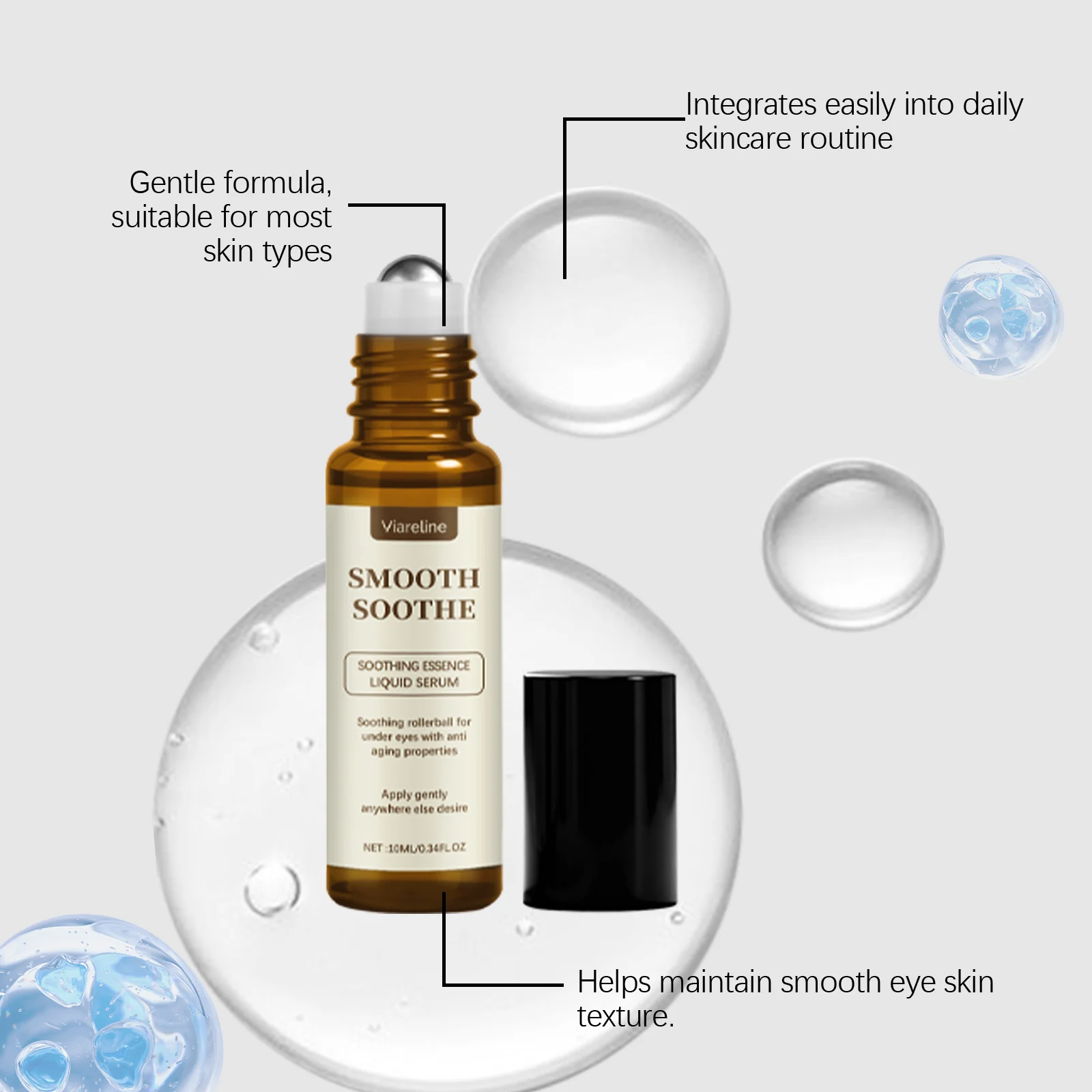 Viareline Eye Serum 10ml with Rollerball for Hydration & Anti-Aging 5 viareline eye serum rollerball 10ml der p4vydkn4 desc 5
