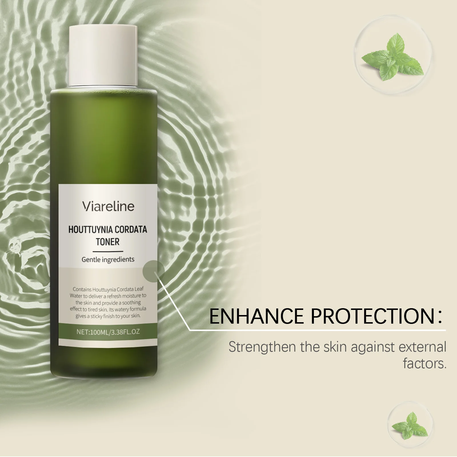 Houttuynia Cordata Hydrating Soothing Toner 100ml for Face, Sensitive Skin 8 viareline houttuynia cordata hydrating soothing toner 100ml cih tg5qf32b desc 8
