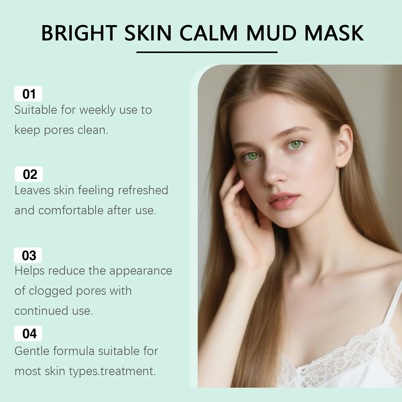 Tea Tree Mud Mask for Deep Cleansing and Brightening with 2% Salicylic Acid 100g 10 viareline tea tree mud mask 2 percent salicylic acid 100g der jpas9sqj desc 10
