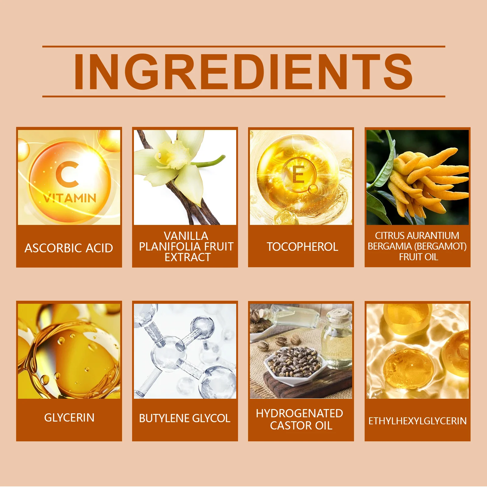 Vitamin C Body Oil 100ml Nourishing Moisturizing Dry Skin Lightweight Non-Sticky 3 vitamin c body oil 100ml cih quj8yvew desc 3