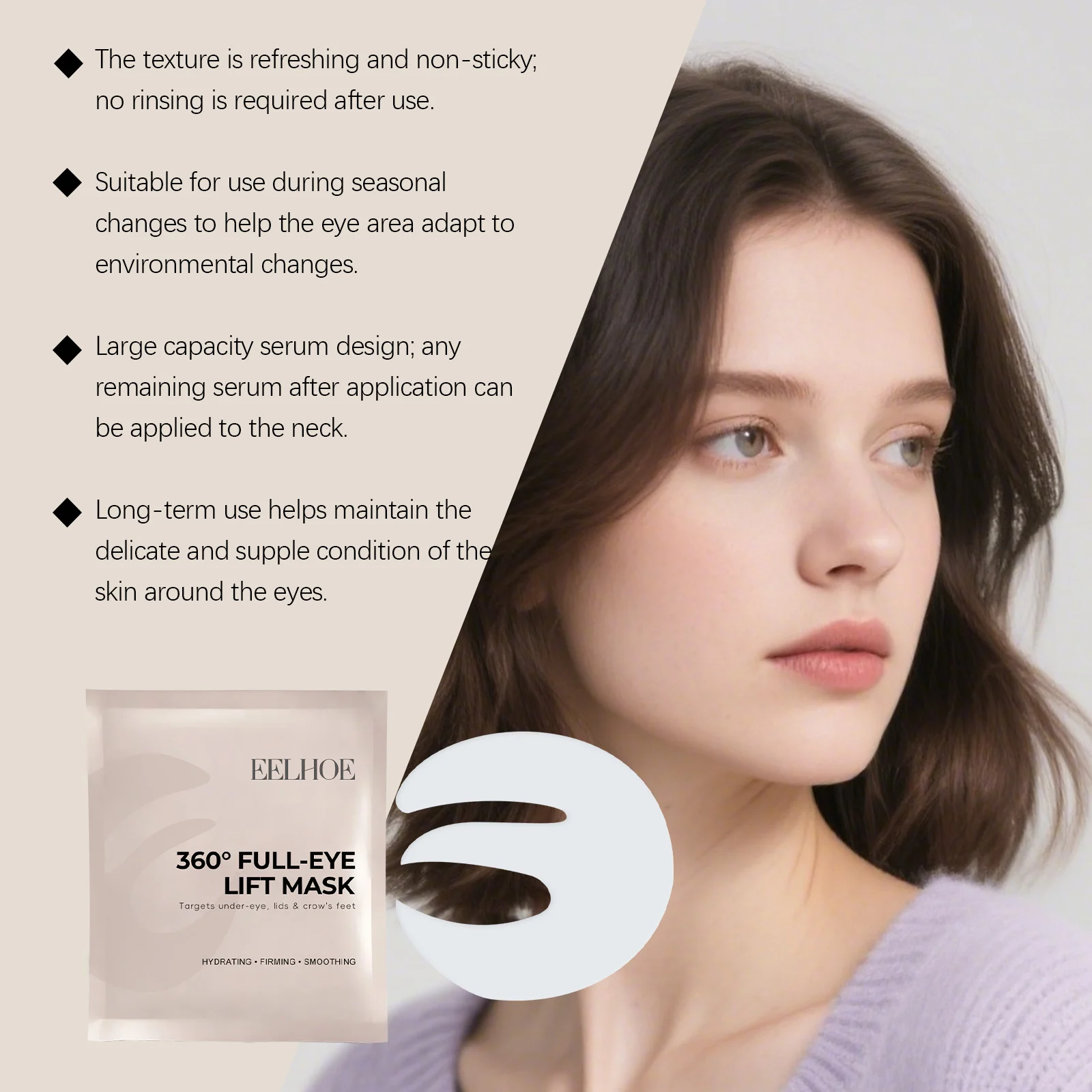 Vitamin C Eye Masks Hydrating & Brightening Under Eye Patches for Dark Circles and Wrinkles 8 vitamin c eye masks hydrating brightening under eye patches cih zu84gkx9 desc 8