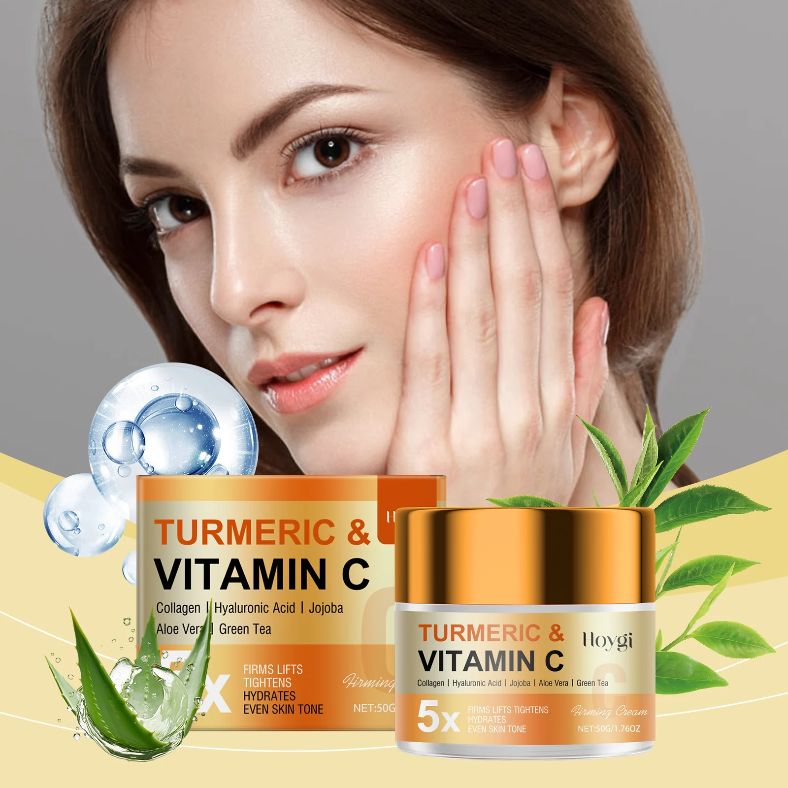 Vitamin C Firming Cream 50g for Face, Hydrates, Tightens & Evens Skin Tone 2 vitamin c firming cream 50g cih wvs2f5tk desc 2