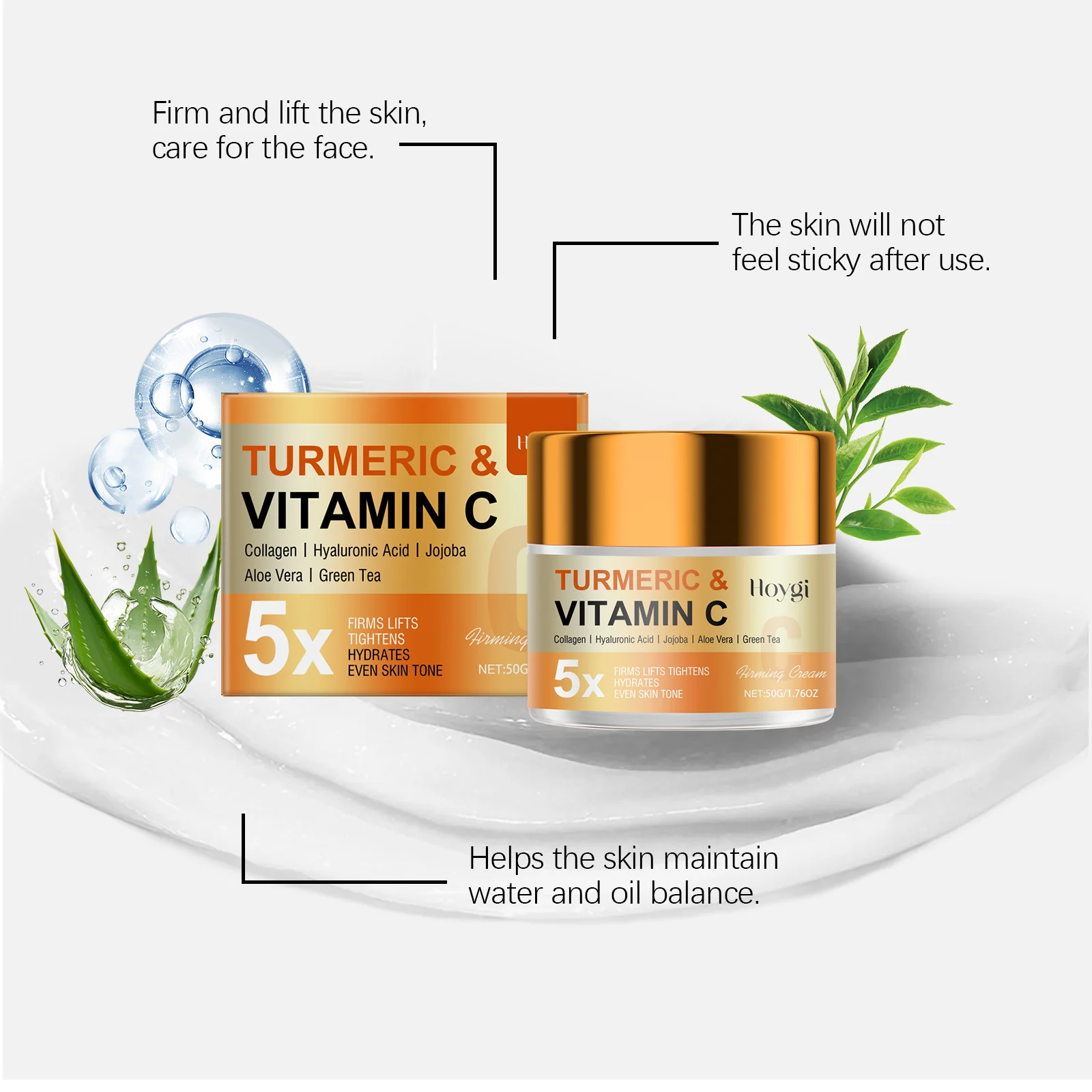 Vitamin C Firming Cream 50g for Face, Hydrates, Tightens & Evens Skin Tone 8 vitamin c firming cream 50g cih wvs2f5tk desc 8