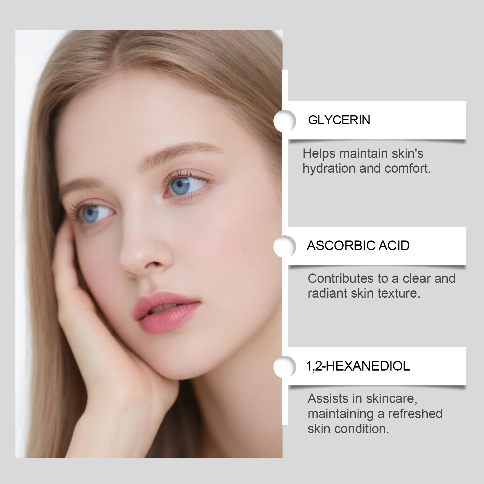 Vitamin C Moisturizing Serum 30ml Daily Anti-Wrinkle Brightening Face Serum for All Skin Types 8 vitamin c moisturizing serum 30ml cih 45gv2sjb desc 8