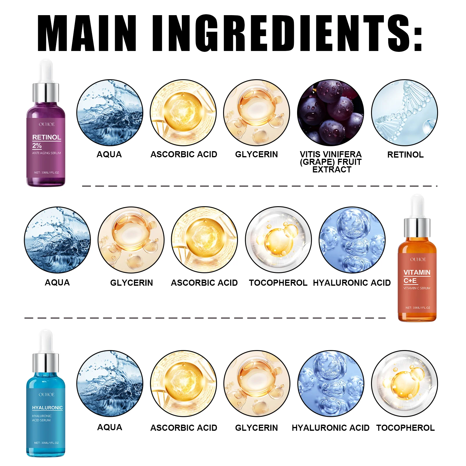 Vitamin C Serum 30ml Anti-Aging Hydrating Facial Essence for Wrinkles 3 vitamin c serum anti aging hydrating facial essence cih gp7m7chb desc 3