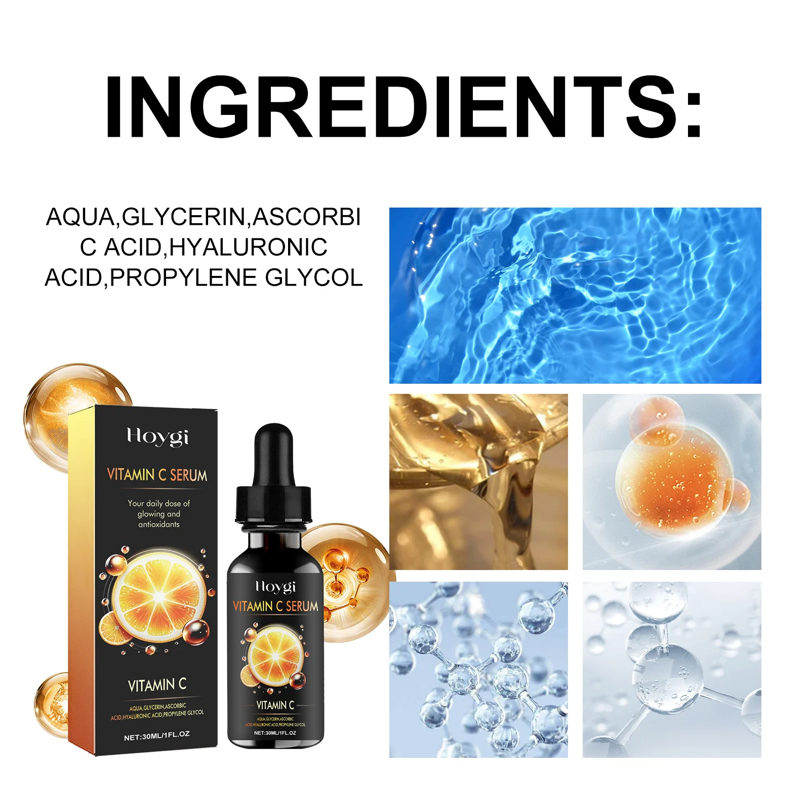 Hoygi Vitamin C Serum for Anti-Aging, Hydration & Brightening 3 vitamin c serum cih 6zetd52w desc 3