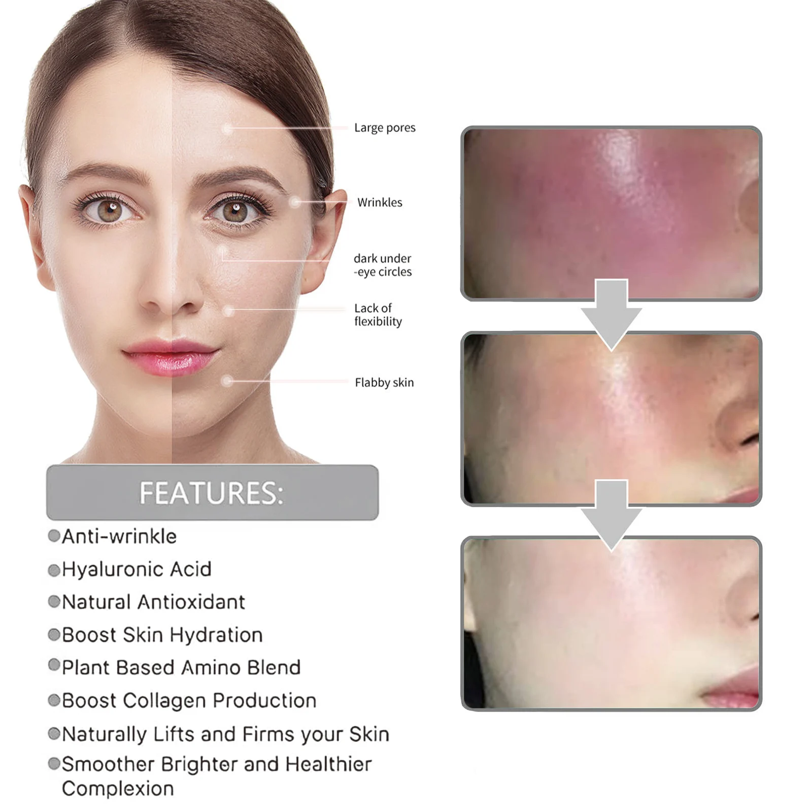 Vitamin C Serum Face Essence 30ml with Retinol & Hyaluronic Acid for Anti-Aging & Hydration 5 vitamin c serum face essence 30ml cih 6tr83jnc desc 5