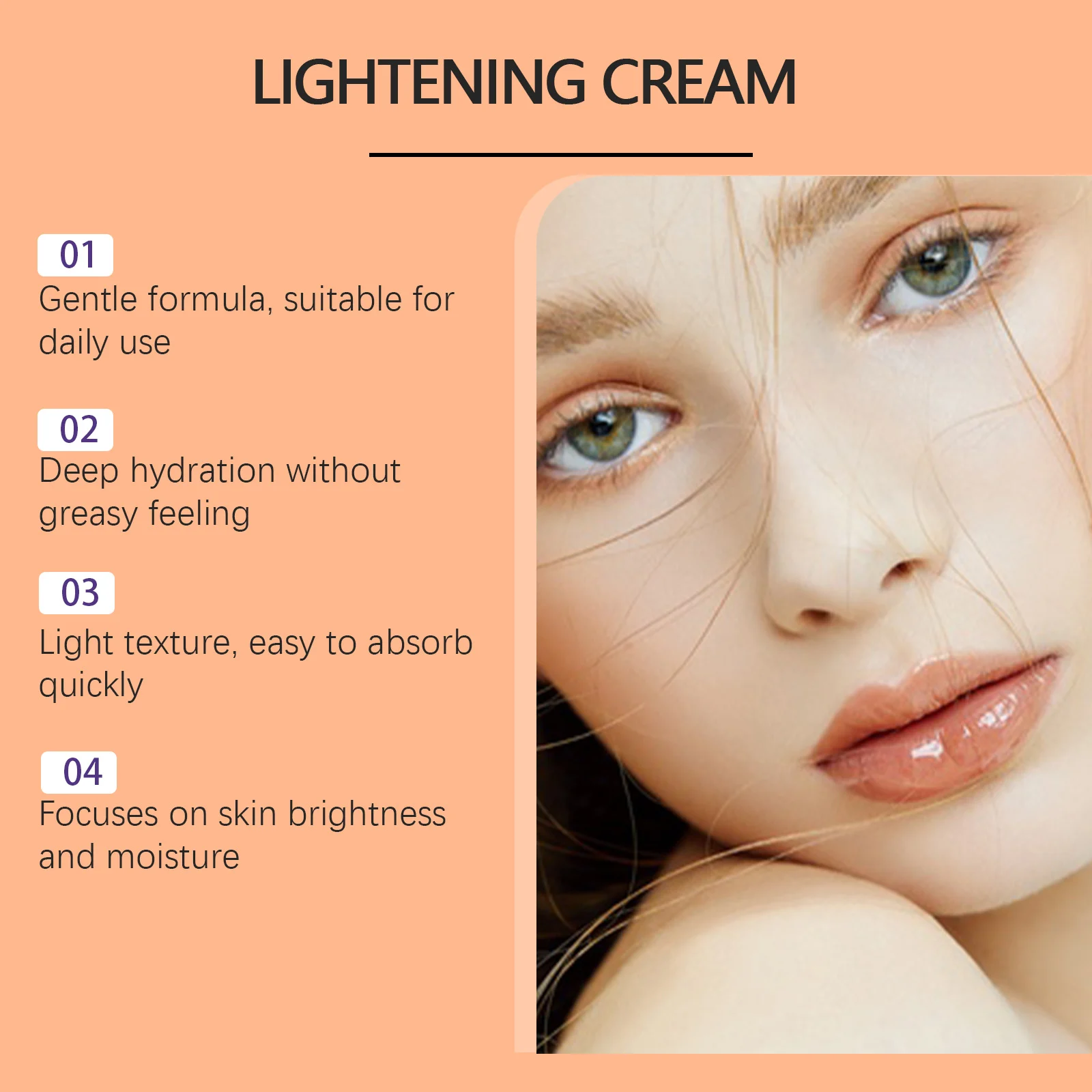 Vitamin C Skin Brightening Cream 50g Lightweight Moisturizing Face Cream for Daily Hydration & Radiance 6 vitamin c skin brightening cream 50g der 3b56cnxa desc 6