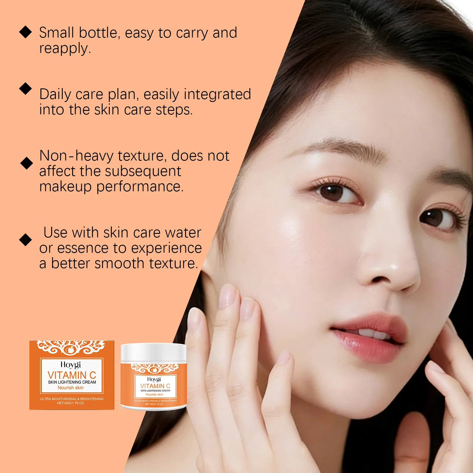 Vitamin C Skin Brightening Cream 50g Lightweight Moisturizing Face Cream for Daily Hydration & Radiance 7 vitamin c skin brightening cream 50g der 3b56cnxa desc 7