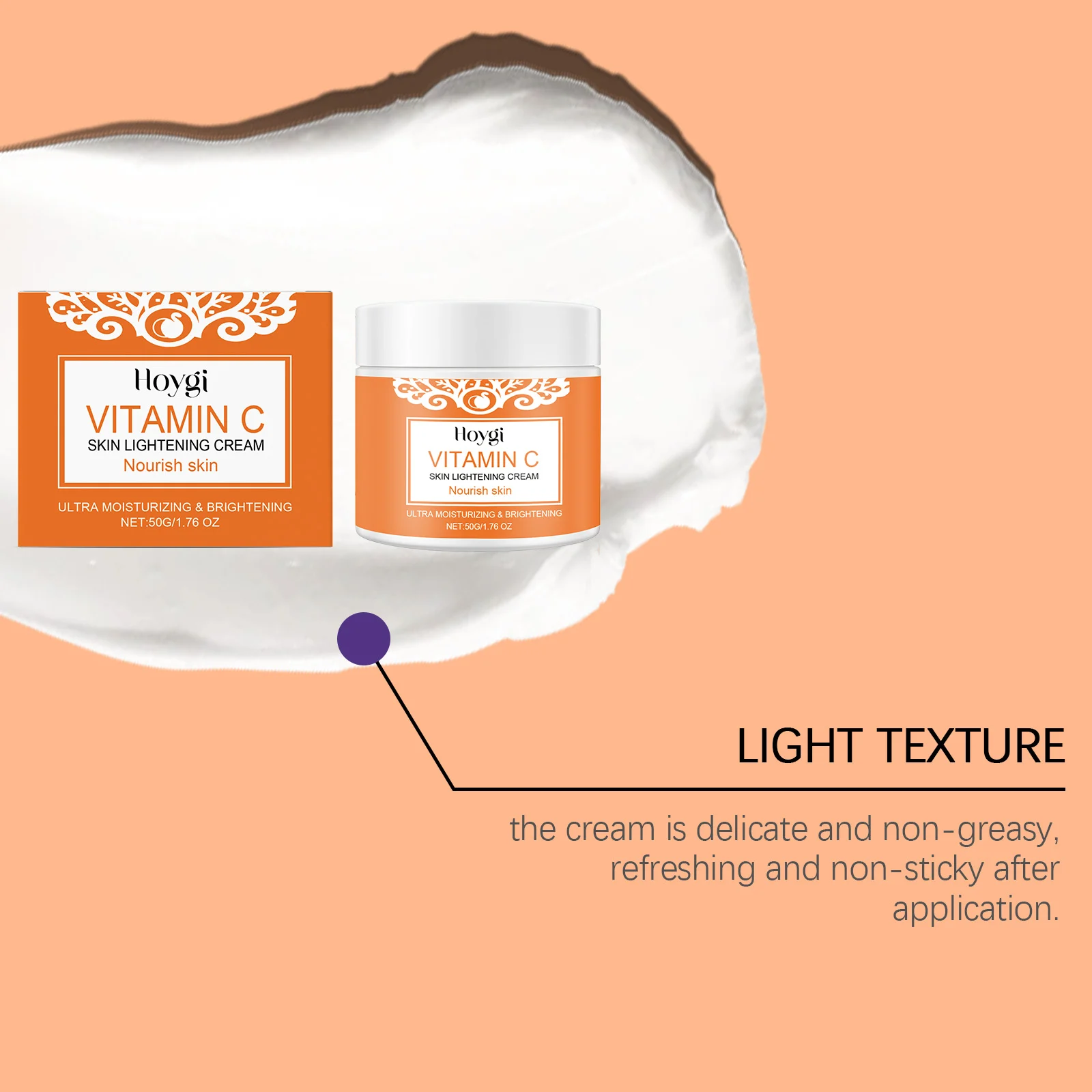 Vitamin C Skin Brightening Cream 50g Lightweight Moisturizing Face Cream for Daily Hydration & Radiance 8 vitamin c skin brightening cream 50g der 3b56cnxa desc 8