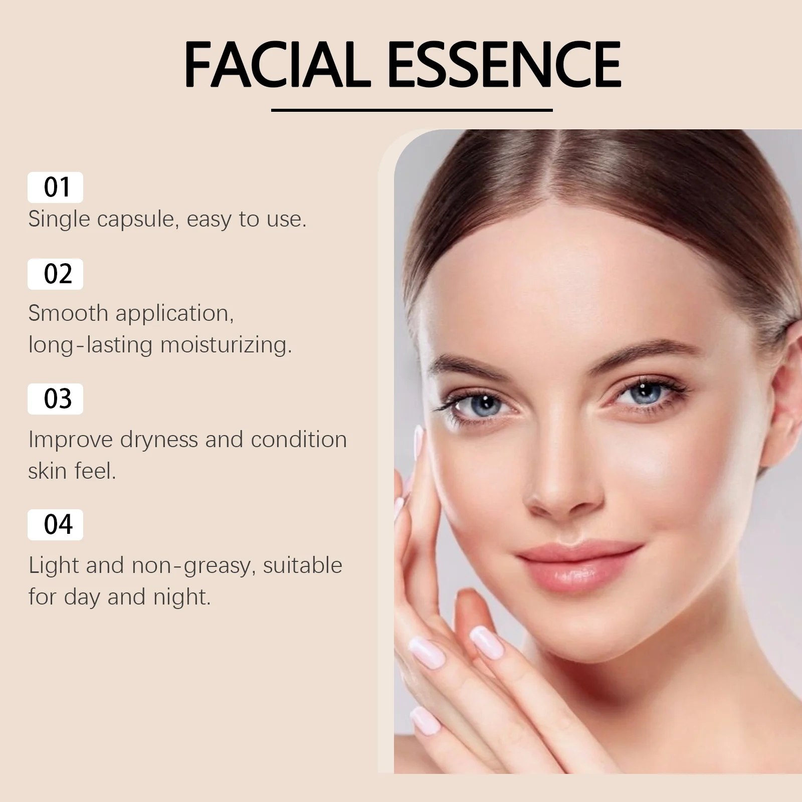 Hoygi Vitamin E Facial Moisturizing Capsules - Hydrating & Revitalizing Skin Essence 7 vitamin e facial moisturizing capsules cih vmz747u5 desc 7