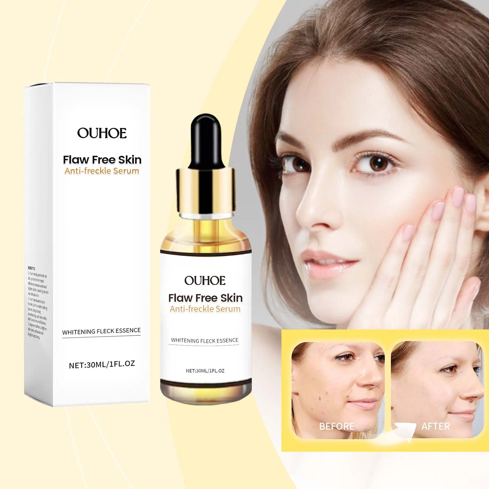 Wart Removal Serum Anti-Freckle Spot Treatment with Hyaluronic Acid & Glycerin 30ml 2 wart removal serum anti freckle spot treatment 30ml cih dhd5zmjx desc 2