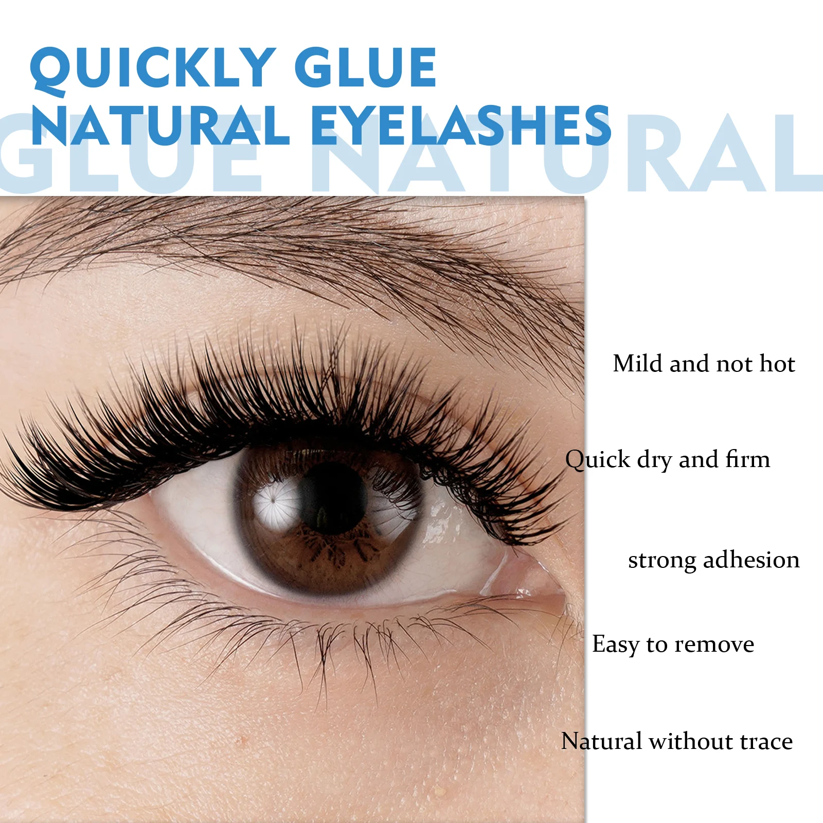 Waterproof Eyelash Glue Adhesive Clear White 7g for False Lashes Gentle Quick Dry 8 waterproof eyelash glue adhesive clear white 7g cih uuf4rbfb desc 8
