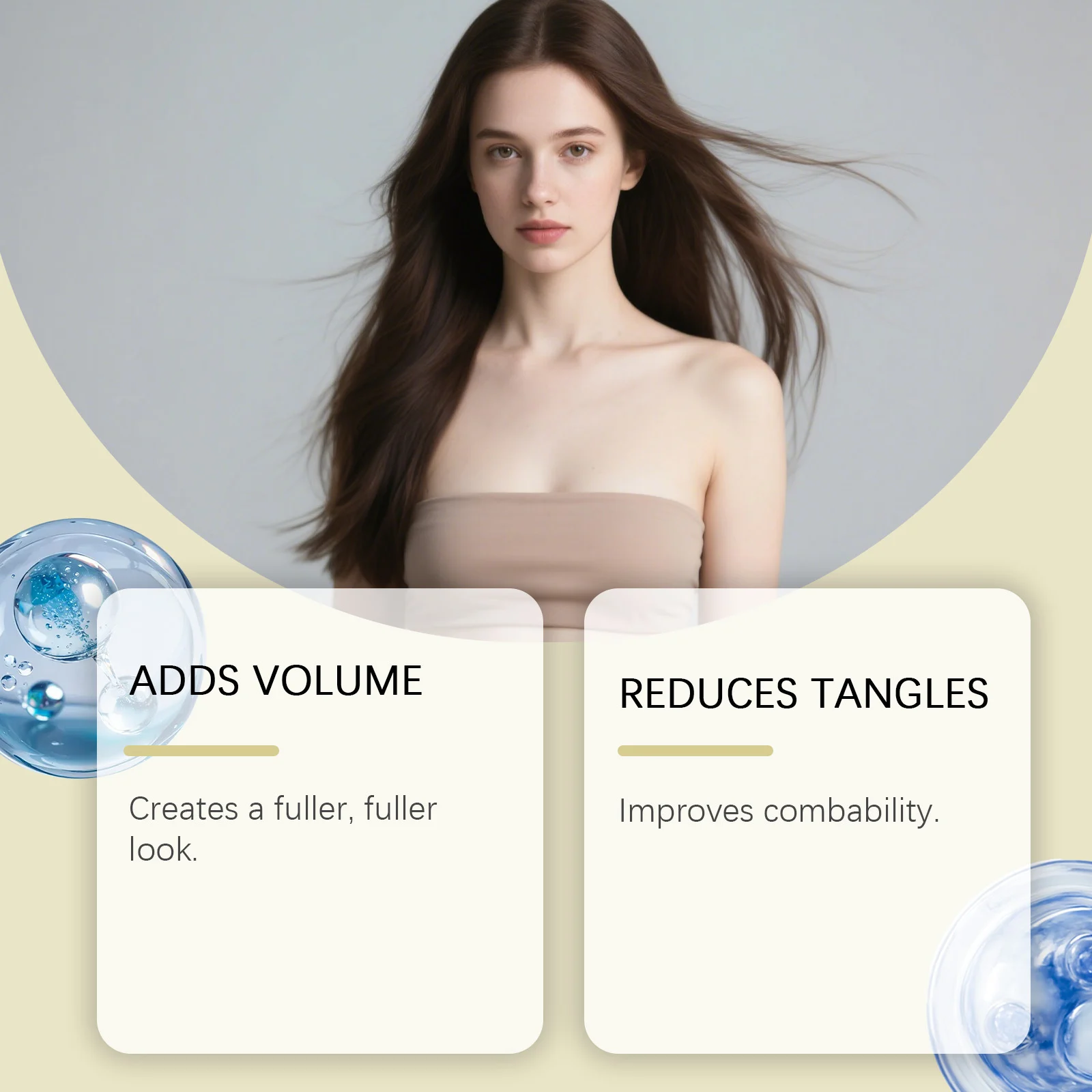 Wig Volumizing Spray for Synthetic Wigs - Gentle Frizz Control & Smoothness 50ml 5 wig volumizing spray frizz control smoothness 50ml cih mbf57rxw desc 5