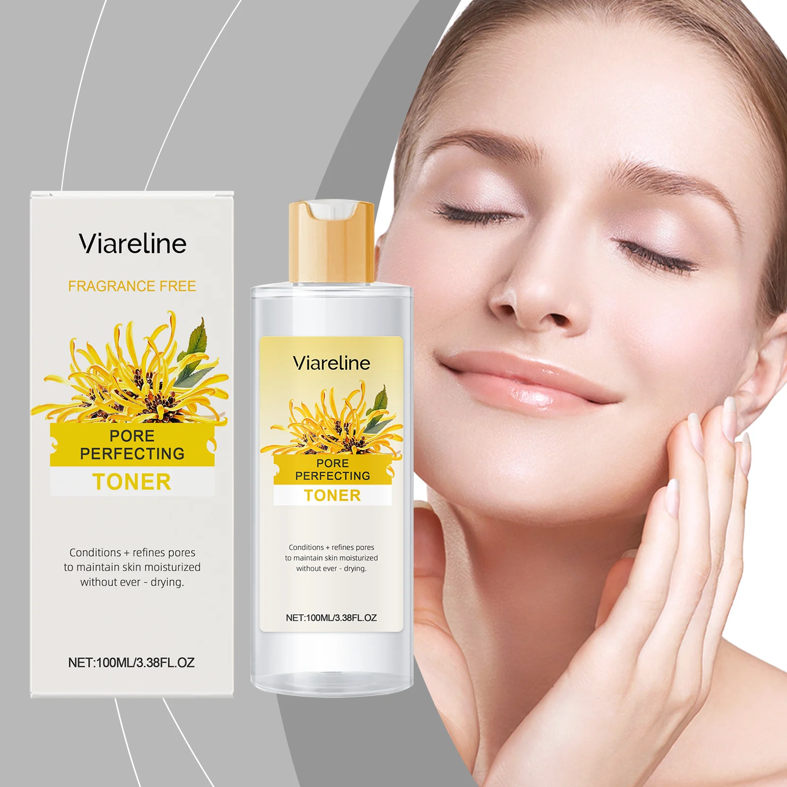 Witch Hazel Hydrating Toner Facial Moisturizer 100ml for Daily Skincare 2 witch hazel hydrating facial toner 100ml cih s55pkkzj desc 2