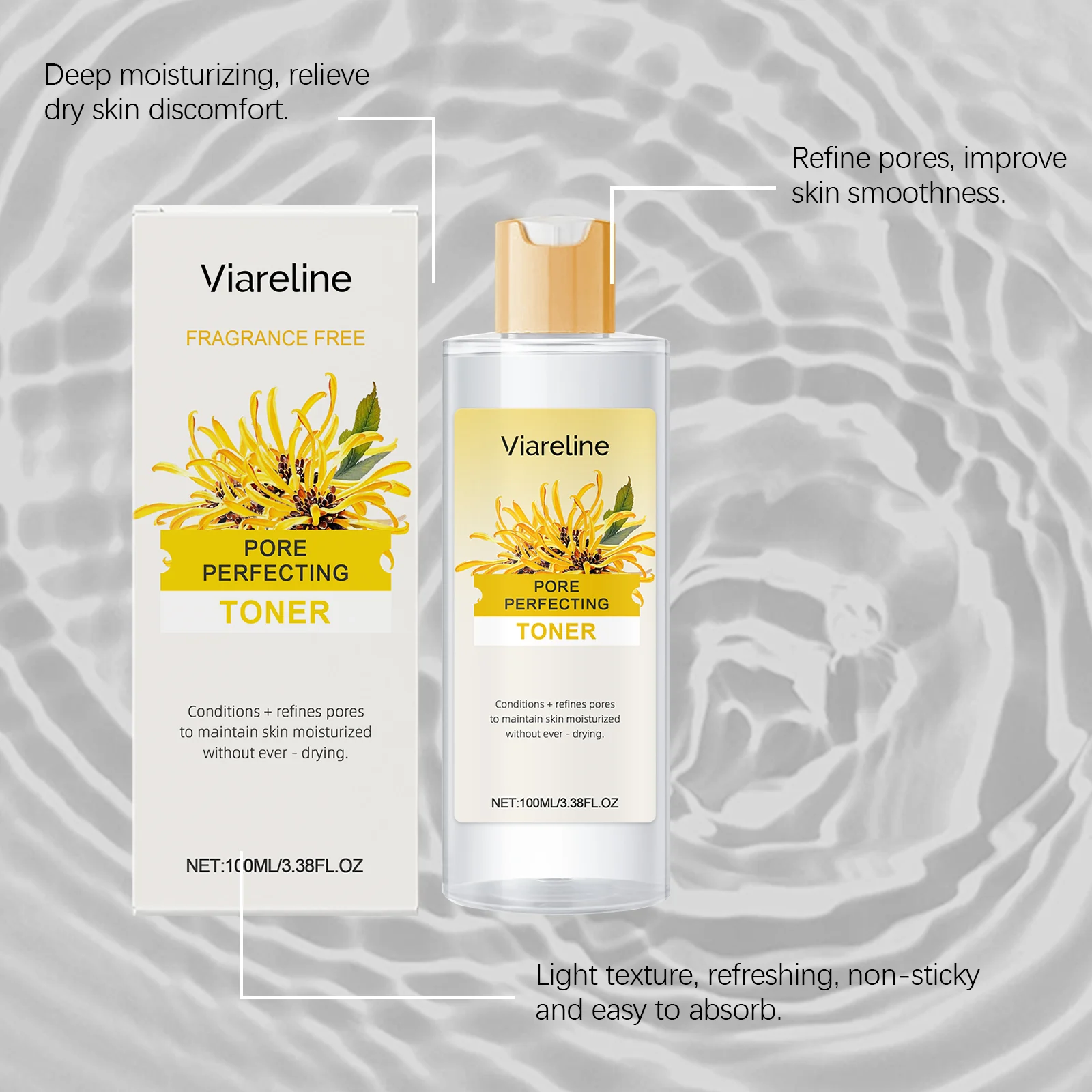 Witch Hazel Hydrating Toner Facial Moisturizer 100ml for Daily Skincare 7 witch hazel hydrating facial toner 100ml cih s55pkkzj desc 7