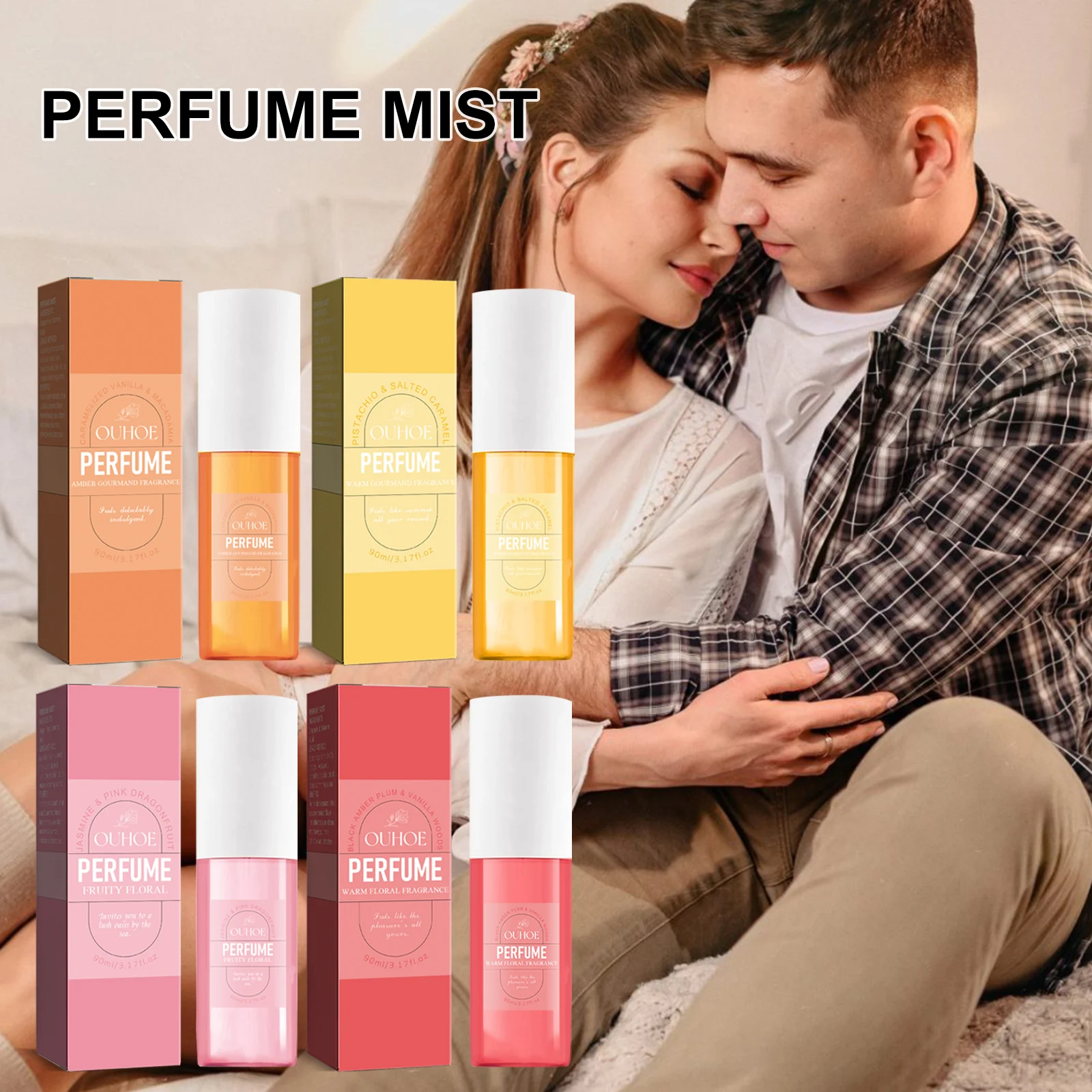 OUHOE Brazilian Perfume (Orange) for Women, Long-Lasting Floral Amber Gourmand Fragrance 2 womens perfume spray cih 2r4p42s7 desc 2